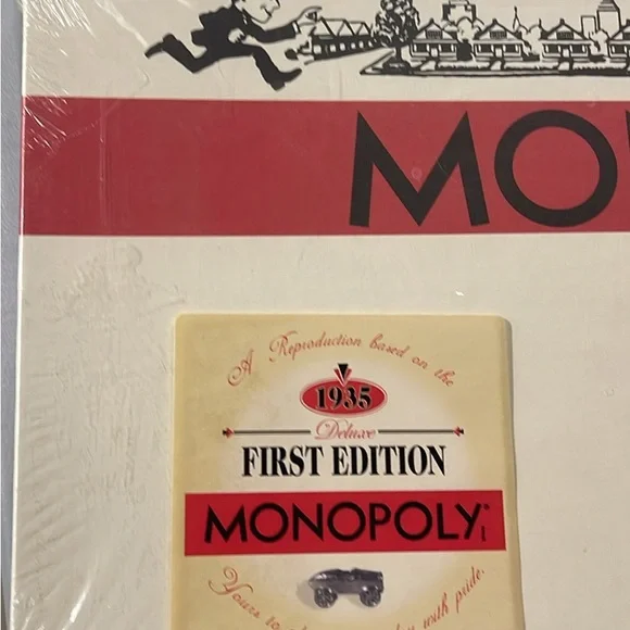 Monopoly Game Reproduction Based On 1935 Deluxe First Edition-NEW-Factory Sealed
